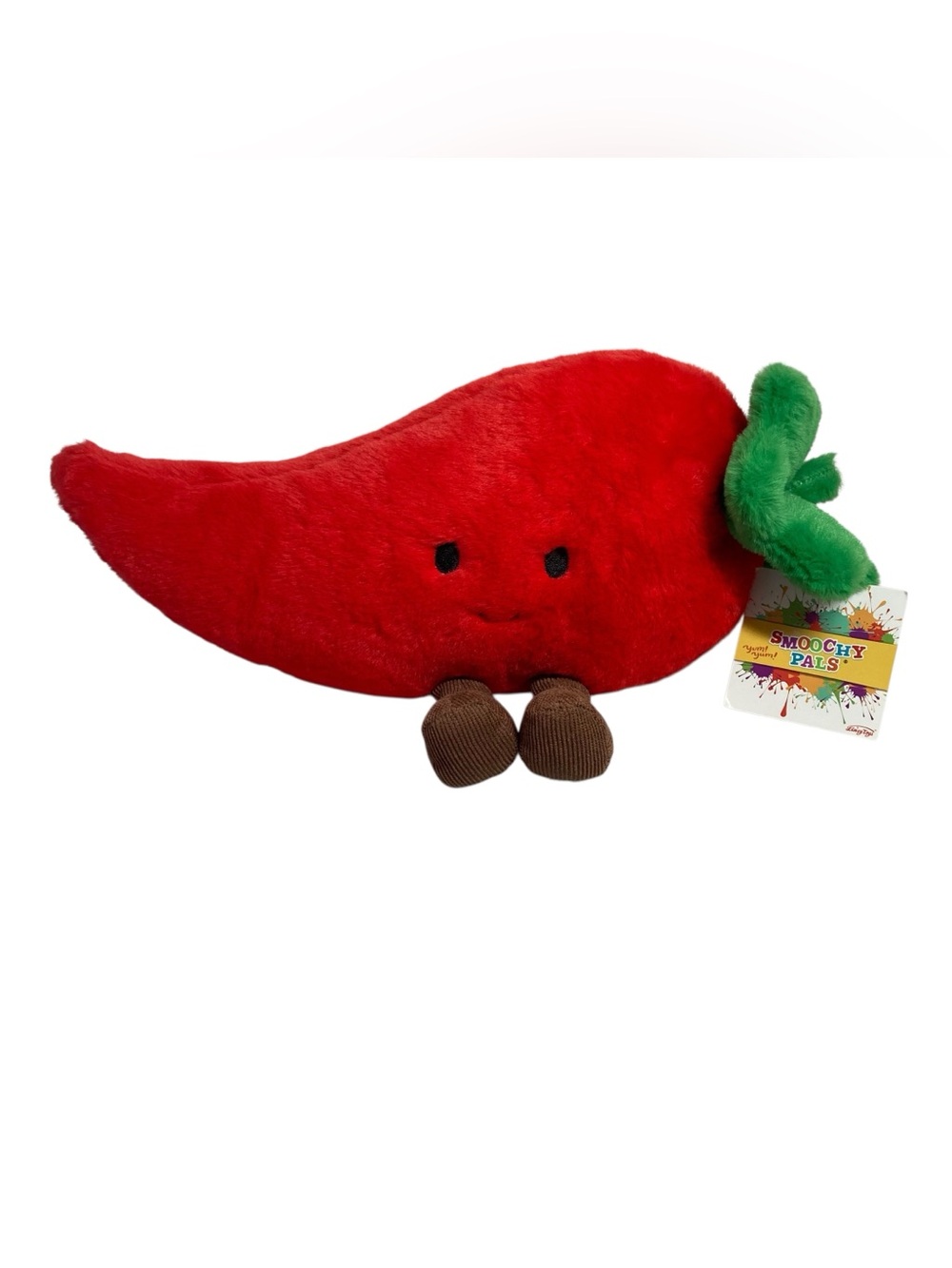 NEW Smoochy Pals Red Hot Chili Pepper Plush 12" Stuffed Animal Linzy Toys